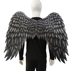 Halloween Carnival Foldable Black and White Wings