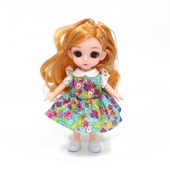 16-17cm Casual Dress Set for 6-inch Doll with Joints