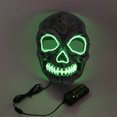 Glowing Skull Mask with Cold Light for Halloween