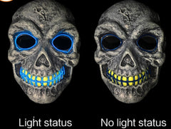 Glowing Skull Mask with Cold Light for Halloween