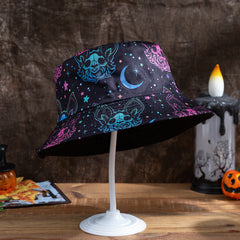 Reversible Fisherman Hat with Halloween Designs