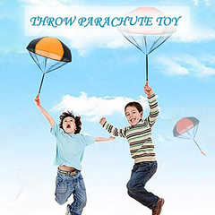 Children's Hand-Powered Parachute Toy for Outdoor Fun