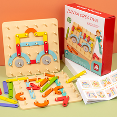 Montessori Educational Letter and Number Building Blocks
