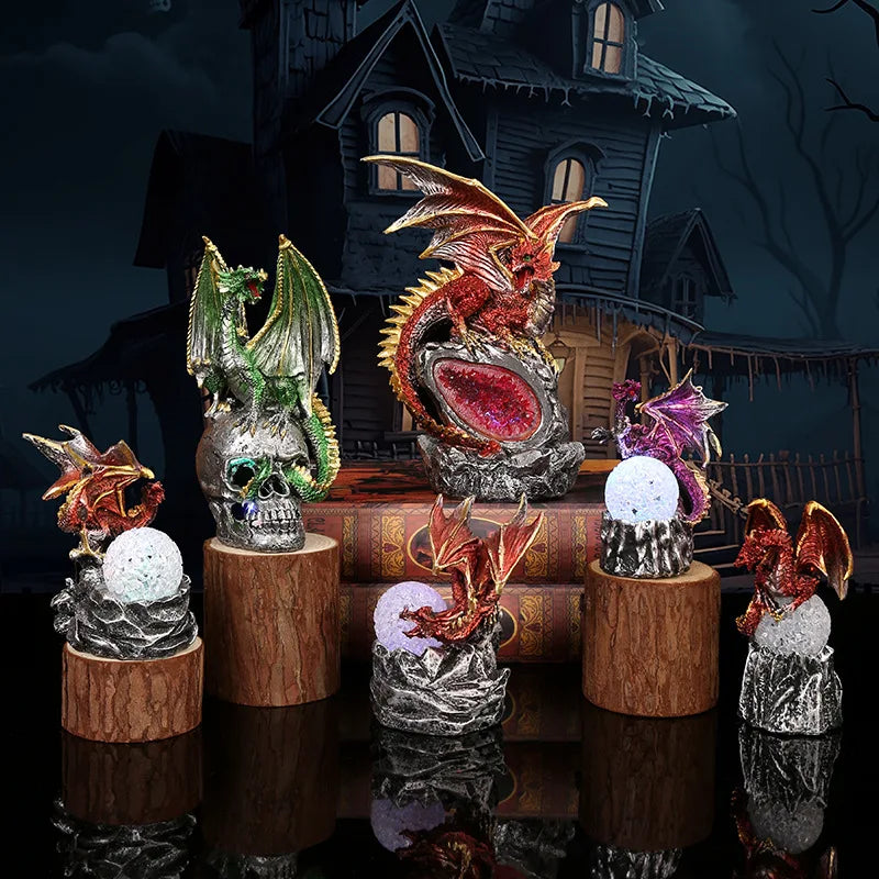 Halloween Pterodactyl Ornaments and Glow Dragon Eggs