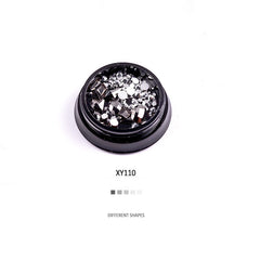 NYC Style Mixed Nail Art Rhinestones and Decorations