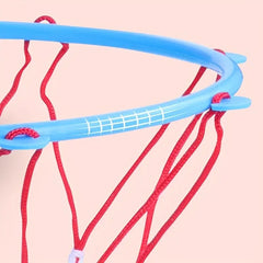 Wall-Mounted Indoor Basketball Hoop for Kids
