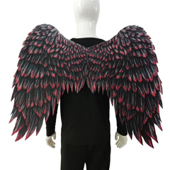 Halloween Carnival Foldable Black and White Wings
