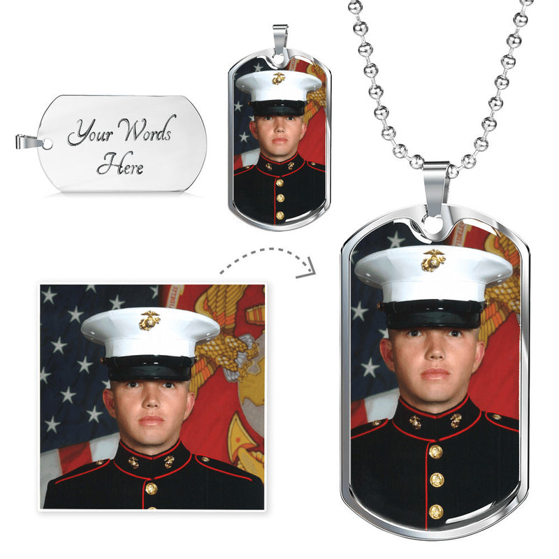 Personalized Dog Tag Necklace – Custom Engraved