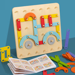 Montessori Educational Letter and Number Building Blocks