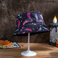 Reversible Fisherman Hat with Halloween Designs