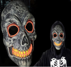 Glowing Skull Mask with Cold Light for Halloween