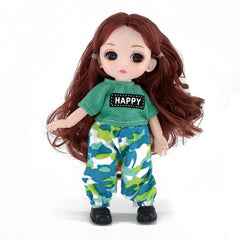 16-17cm Casual Dress Set for 6-inch Doll with Joints