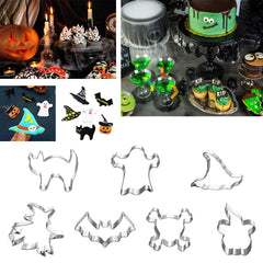 Stainless Steel Halloween Cookie Cutter Set