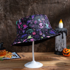 Reversible Fisherman Hat with Halloween Designs