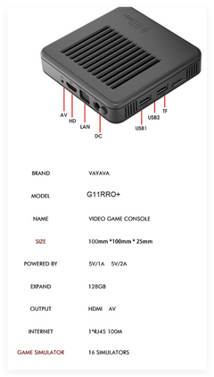 ARCADE Retro TV Game Console with 50,000 Games Support